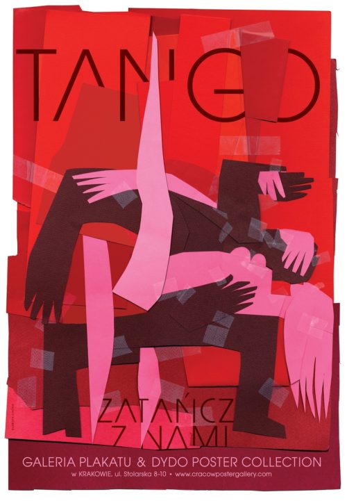 Elżbieta Chojna: TANGO II, Galeria Plakatu & Dydo Poster Collection Krakowie, 2008, Offsetdruck, Foto: Archiv BLmK, © Elżbieta Chojna