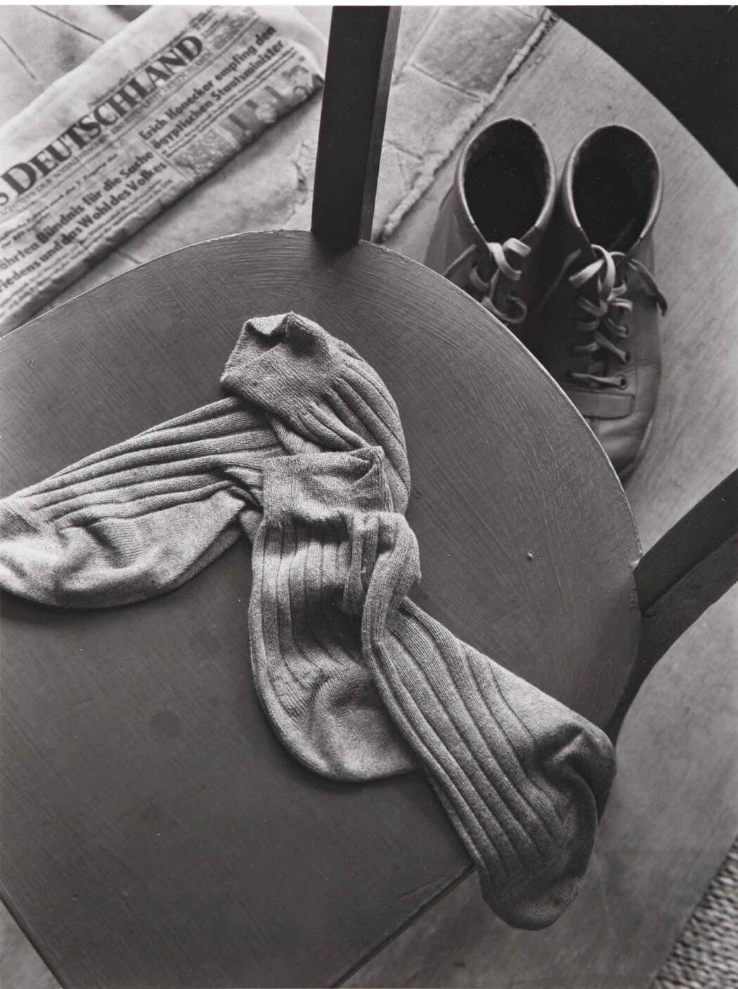 Manfred Paul, Socken, 1985, Silbergelatineabzug © Manfred Paul, Berlin