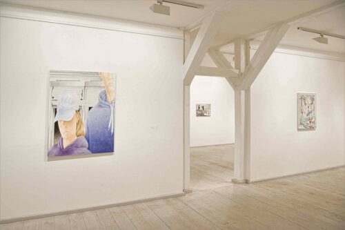 Ausstellungsansicht, Sebastian Burger. Fenster & Türen, BLMK Packhof Frankfurt (Oder), 2022 © Marlies Kross