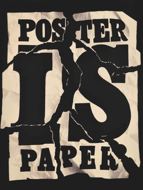 Alain Le Quernec, aus der Serie „Poster Is Paper“, 1977, Siebdruck © Alain Le Quernec