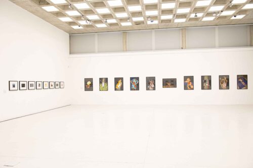 Ausstellungsansicht, Nachts. Fotografische Erkundungen zwischen den Abend- und Morgenstunden, BLMK Cottbus, 2022, Foto: Marlies Kross