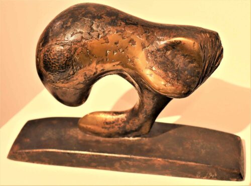 Roland Rother, Vogelküken, o. J., Bronze © Künstler, Foto: BLMK