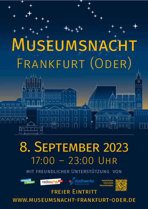 Plakat Museumsnacht Frankfurt 2023