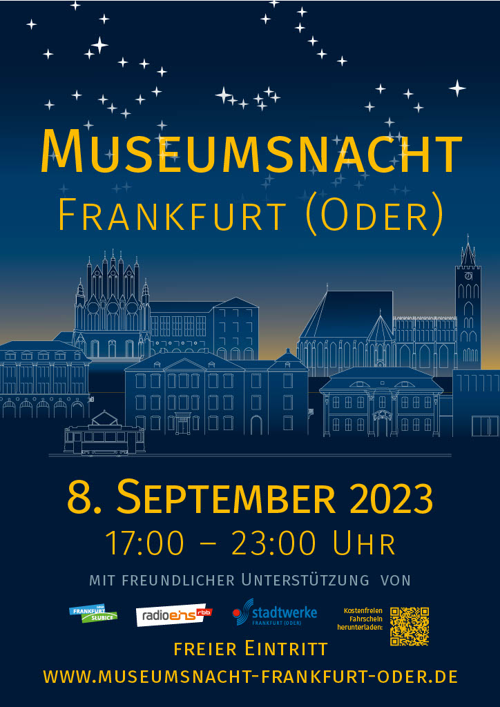 Plakat Museumsnacht Frankfurt 2023