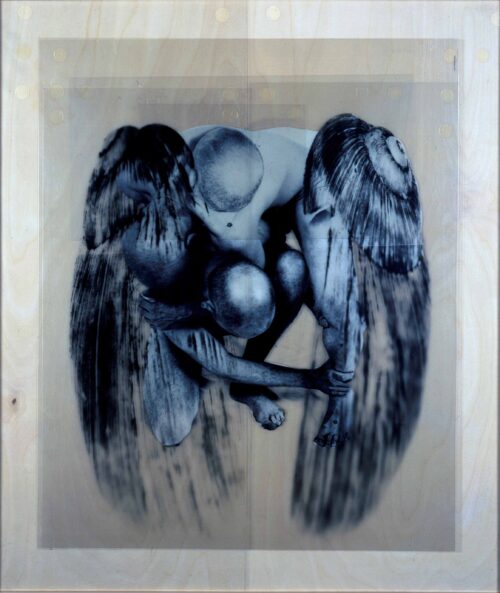 Kubiak & Rauch, o.T., aus der Serie: Cherubim und Seraphim, 2000, UV-Siebdruck © Kubiak & Rauch