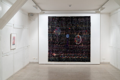 Ausstellungansicht, Kata Unger. CATCH-22. Das große Ganze und ich, BLMK Frankfurt (Oder), 2024, Foto: Bernd Schönberger