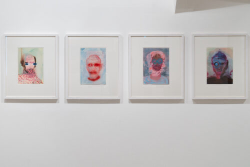 Ausstellungansicht, Kata Unger. CATCH-22. Das große Ganze und ich, BLMK Frankfurt (Oder), 2024, Foto: Bernd Schönberger