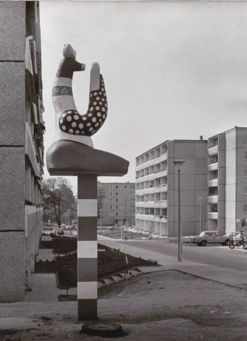 Rudolf Hartmetz, Bruno-Leuschner-Straße, 1987, Silbergelatineabzug © Rudolf Hartmetz