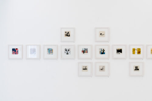 Ausstellungsansicht, Von Cottbus über Lüneburg bis Osaka. Eine Kunstaktion von Matthias Körner, BLMK Cottbus, 2024, Foto: Bernd Schönberger