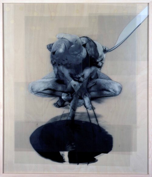 Kubiak & Rauch, o.T., aus der Serie: Cherubim und Seraphim, 2000, UV-Siebdruck © Kubiak & Rauch