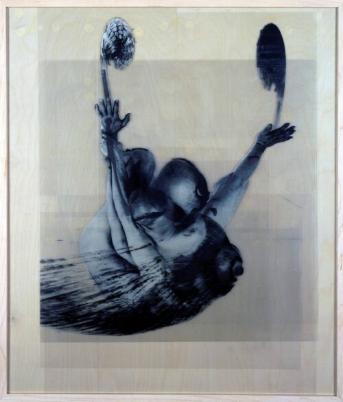 Kubiak & Rauch, o.T., aus der Serie: Cherubim und Seraphim, 2000, UV-Siebdruck © Kubiak & Rauch