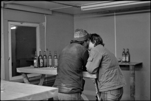 Thomas Kläber, Erdgastrasse, Permer Gebiet, Am Brett, 1988, Silbergelatineabzug © Thomas Kläber