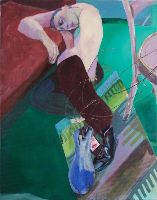 Hella Stoletzki, REAL GLOSS, 2021, Acryl auf Leinwand © Hella Stoletzki, Foto: Ludwig Rauch