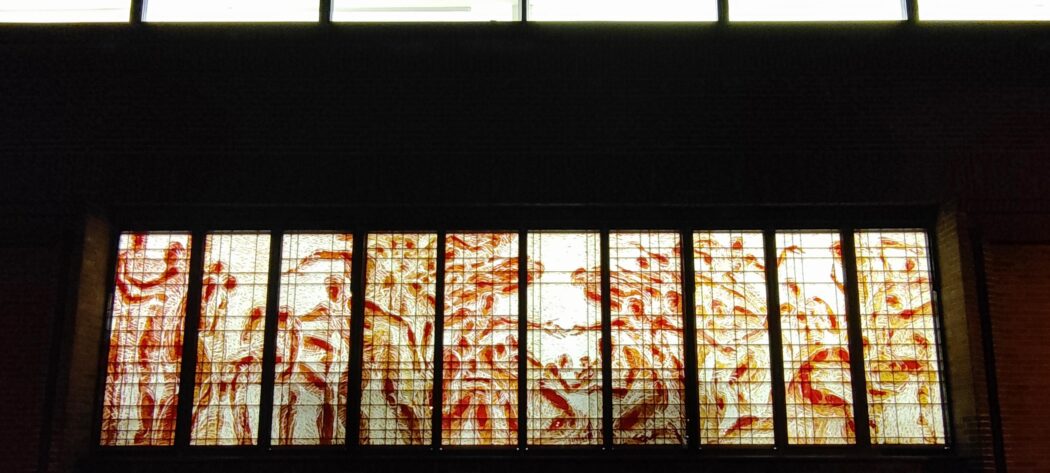 Installationsansicht, Hans-Georg Wagner. erleuchtet. Bewegung im Menschenwald, BLMK Cottbus, 2023