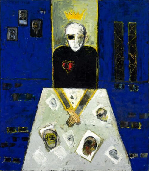 Christine Schlegel, Der IM, 1990/93, Öl auf Leinwand © Künstlerin, Foto: Ludwig Rauch
