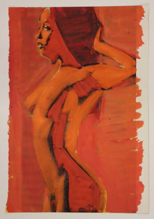 Christine Schlegel, o.T., 1981, Übermalung © Künstlerin, Foto: Ludwig Rauch