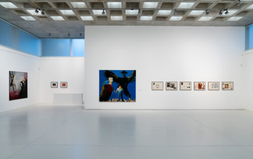 Ausstellungsansicht, Christine Schlegel. Lärmende Stille, BLMK Cottbus, 2024, Foto: Bernd Schönberger