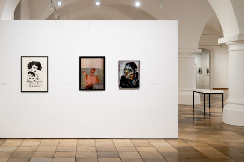 Ausstellungsansicht, Sezessionistinnen aus Dresden. Ein Anfang voller Hoffnung, BLMK Frankfurt (Oder), 2024, Foto: Bernd Schönberger