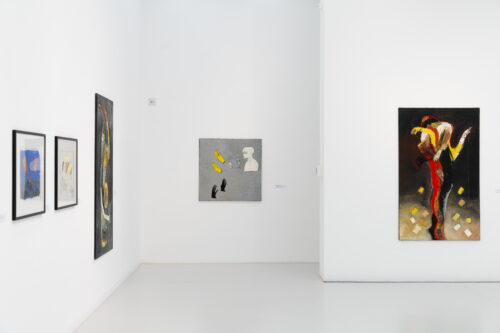 Ausstellungsansicht, Christine Schlegel. Lärmende Stille, BLMK Cottbus, 2024, Foto: Bernd Schönberger