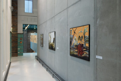 Ausstellungsansicht, Christine Schlegel. Lärmende Stille, BLMK Cottbus, 2024, Foto: Bernd Schönberger