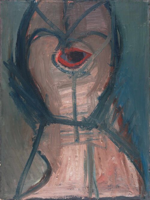 Heinrich Bethke, o. T. (Zyklop), 1981, Öl auf Leinwand © Erben