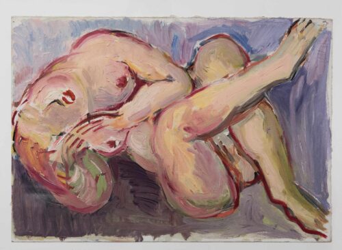 Heinrich Bethke, Selig, 2004, Öl auf Karton © Erben, Foto: Nora Lina Merten