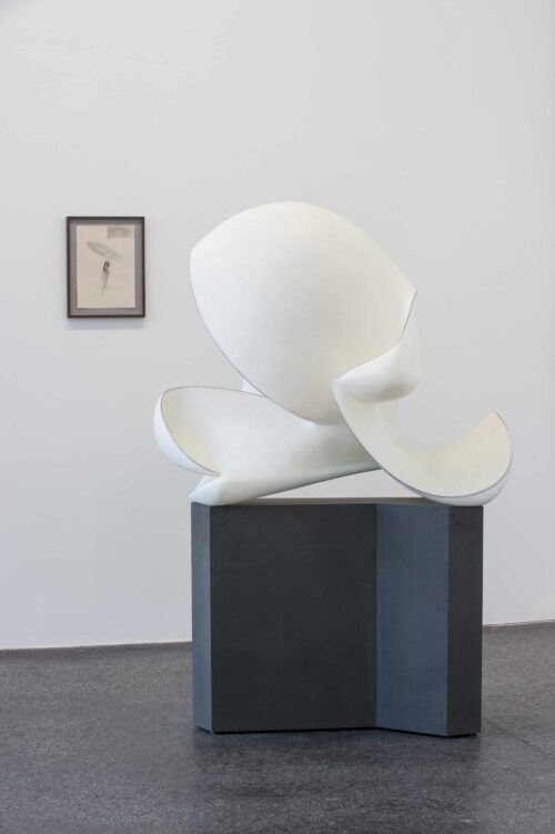 Axel Anklam, Flug, 2006/10, Edelstahl, Glasfaserkunststoff © VG Bild-Kunst, Bonn 2025, Foto: Frank Kleinbach