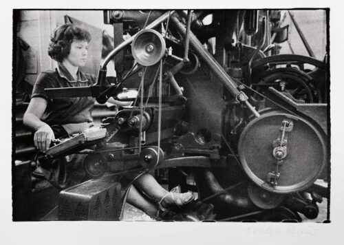 Evelyn Richter, Arbeiterin an der Linotype, o. J., Fotografie © Nachlass