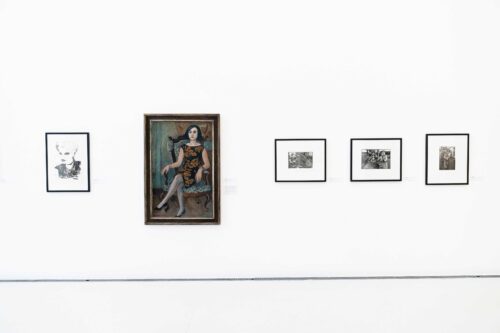 Ausstellungsansicht, Unbeschreiblich weiblich. Frauenbilder in der DDR, BLMK Cottbus, 2025, Foto: Bernd Schönberger