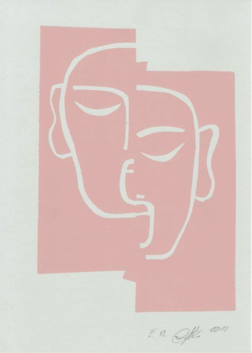 Chris Hinze, o. T., 2012, Grafik