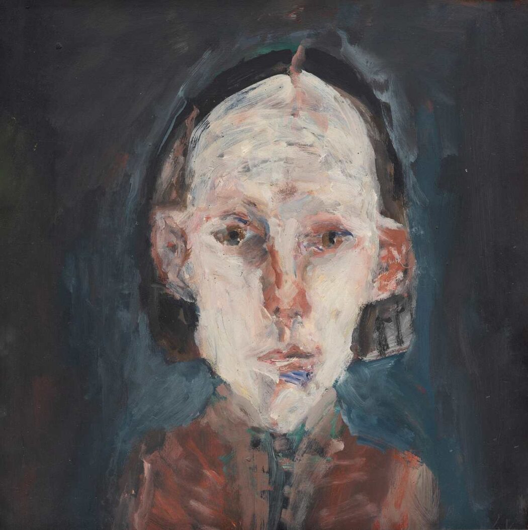 Joachim Völkner, Kinderkopf, 1980, Öl auf Hartfaser © VG Bild-Kunst, Bonn 2026, Foto: Klaus Killisch