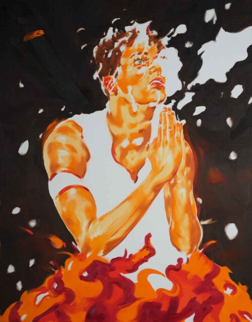 Norbert Bisky, Extase, 2008, Öl auf Leinwand © VG Bild-Kunst, Bonn 2026, Foto: Ludwig Rauch